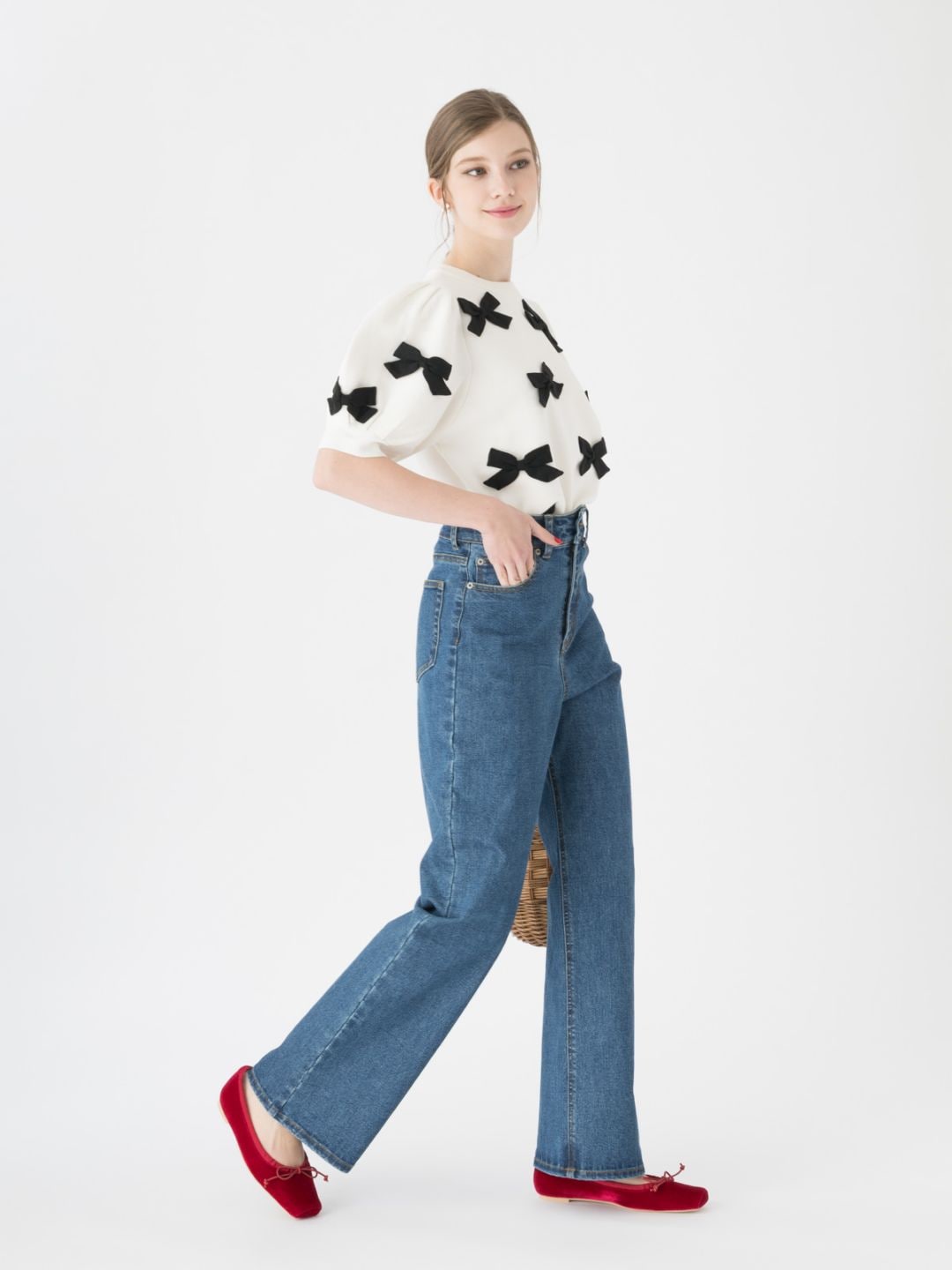 Tsuru by Mariko Oikawa Marion デニム　ジャケット 新品Tsuru by Mariko Oikawa Marion デニムジャケット