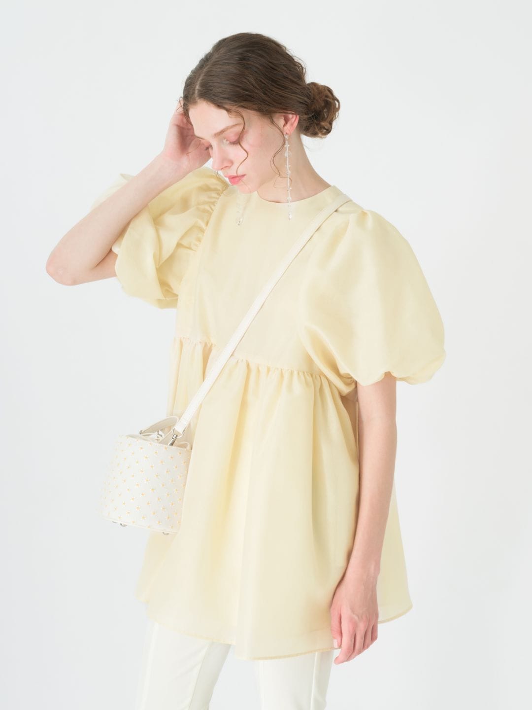 tsuru by mariko oikawa サテン　トップス Lapin | ALL CLOTHES | TSURU By MARIKO OIKAWA