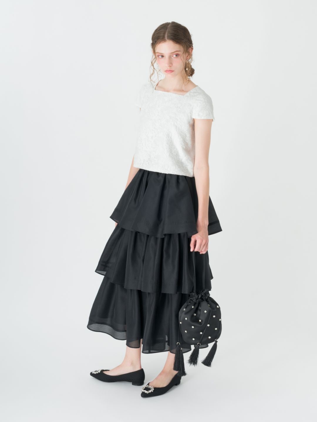 【一度着用】tsuru by mariko oikawa Laetitia 34 一度着用】tsuru by mariko oikawa Laetitia 34