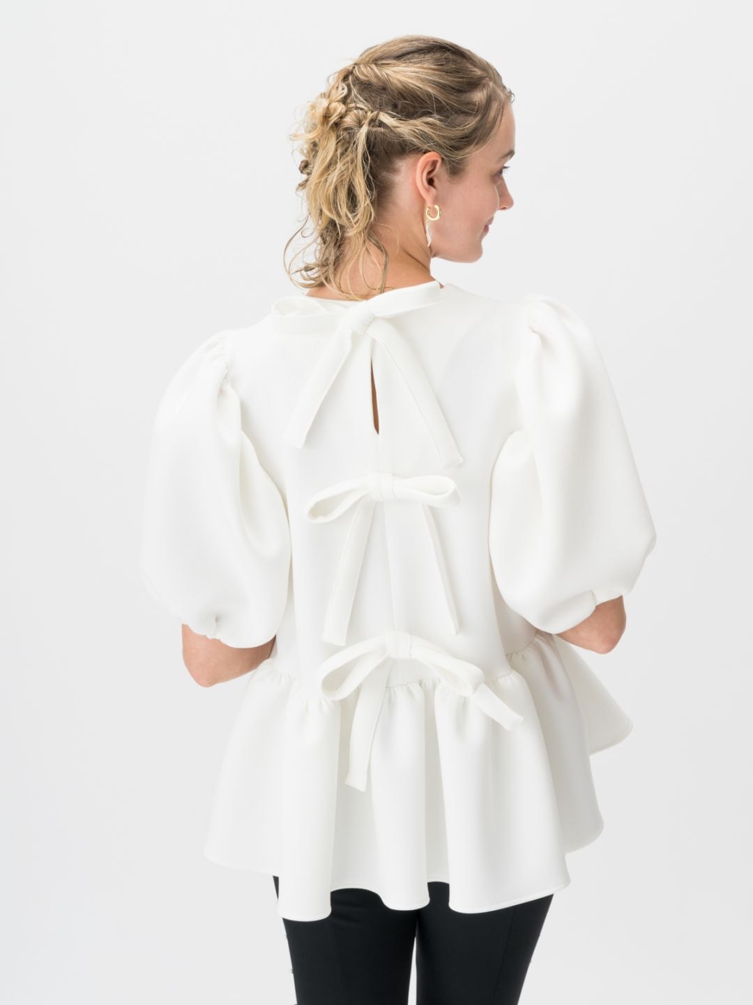 tsuru by mariko oikawa サテン　トップス TSURU by Mariko Oikawa（ツルバイマリコオイカワ） tシャツ 「Tsuru