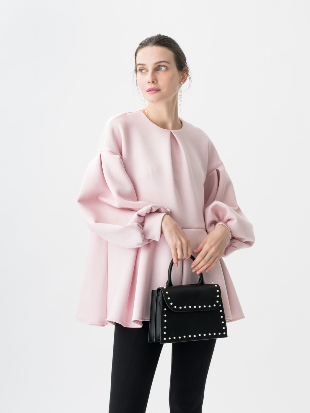 TSURUbyMARIKOOIKAWA ピンク バルーントップス TOPS｜TSURU By MARIKO OIKAWA