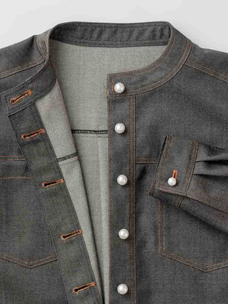 新品Tsuru by Mariko Oikawa Marion デニムジャケット Marion | TSURU By MARIKO OIKAWA (Women)/ツル バイ