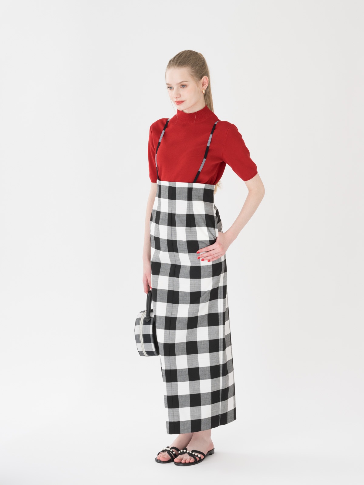 Tsuru by Mariko Oikawa 新作半袖ニット Léotard