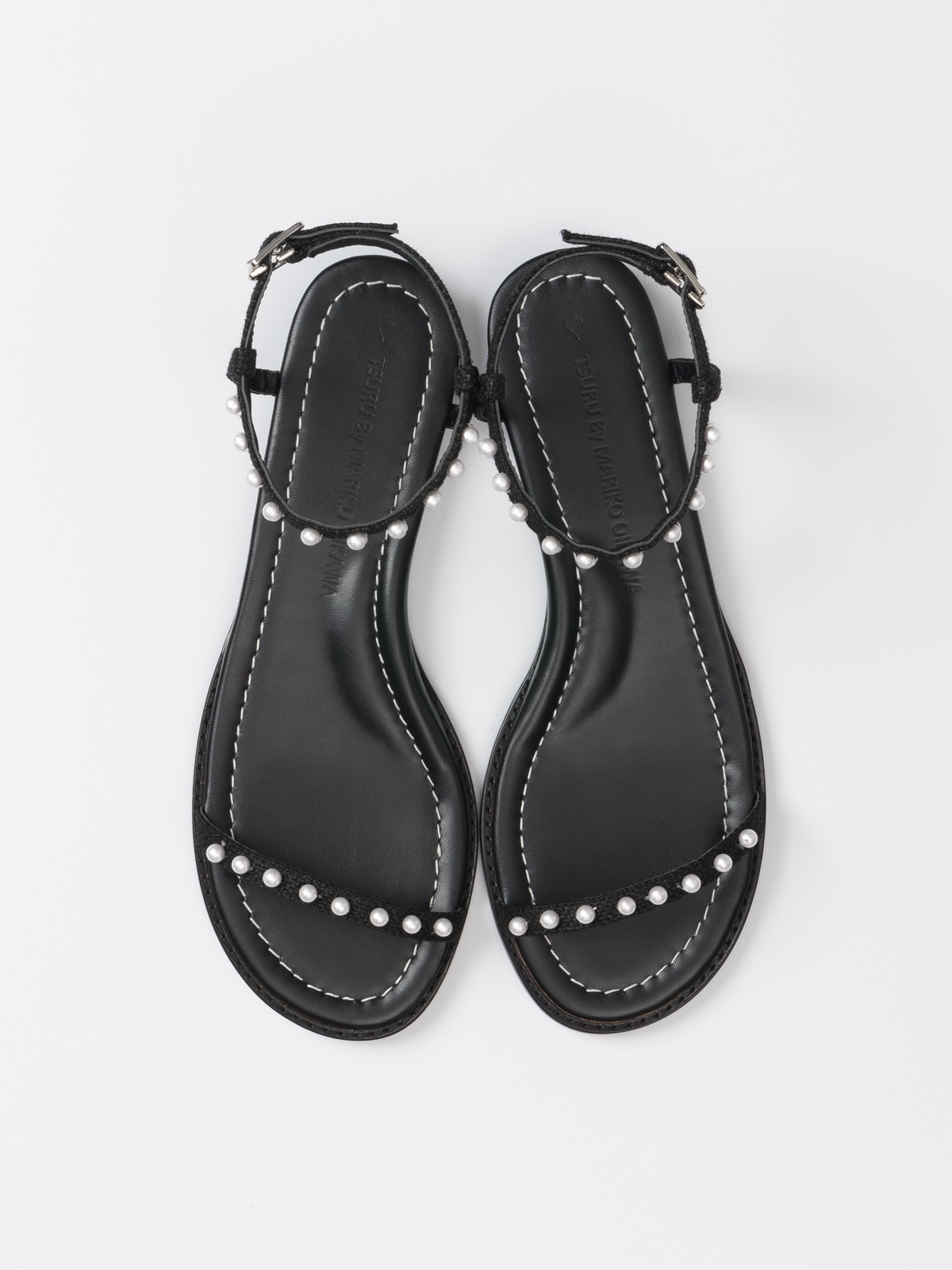TSURU By MARIKO OIKAWA Voyage black 35 サンダル
