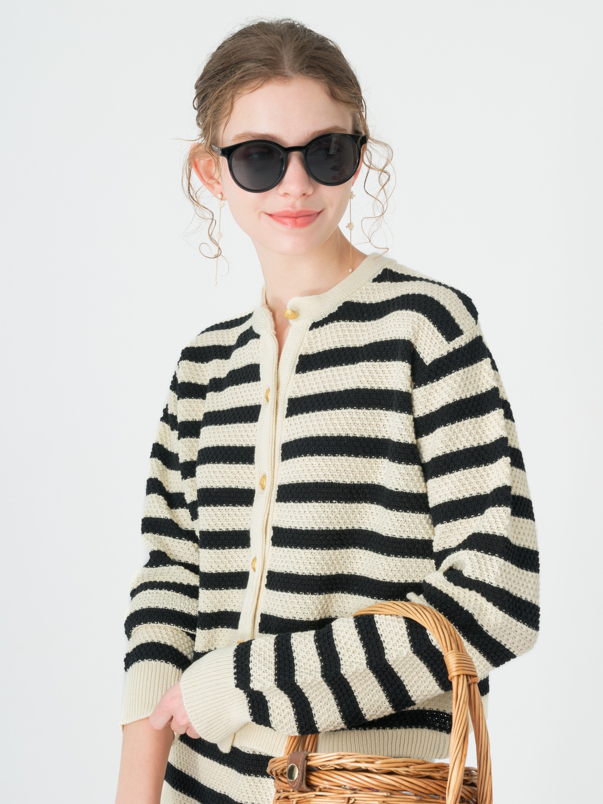 タグ付新品TSURU by Mariko Oikawa ボーダーカーディガン TSURU by Mariko Oikawa カーディガン 「Tsuru Oikawa/ツルバイ