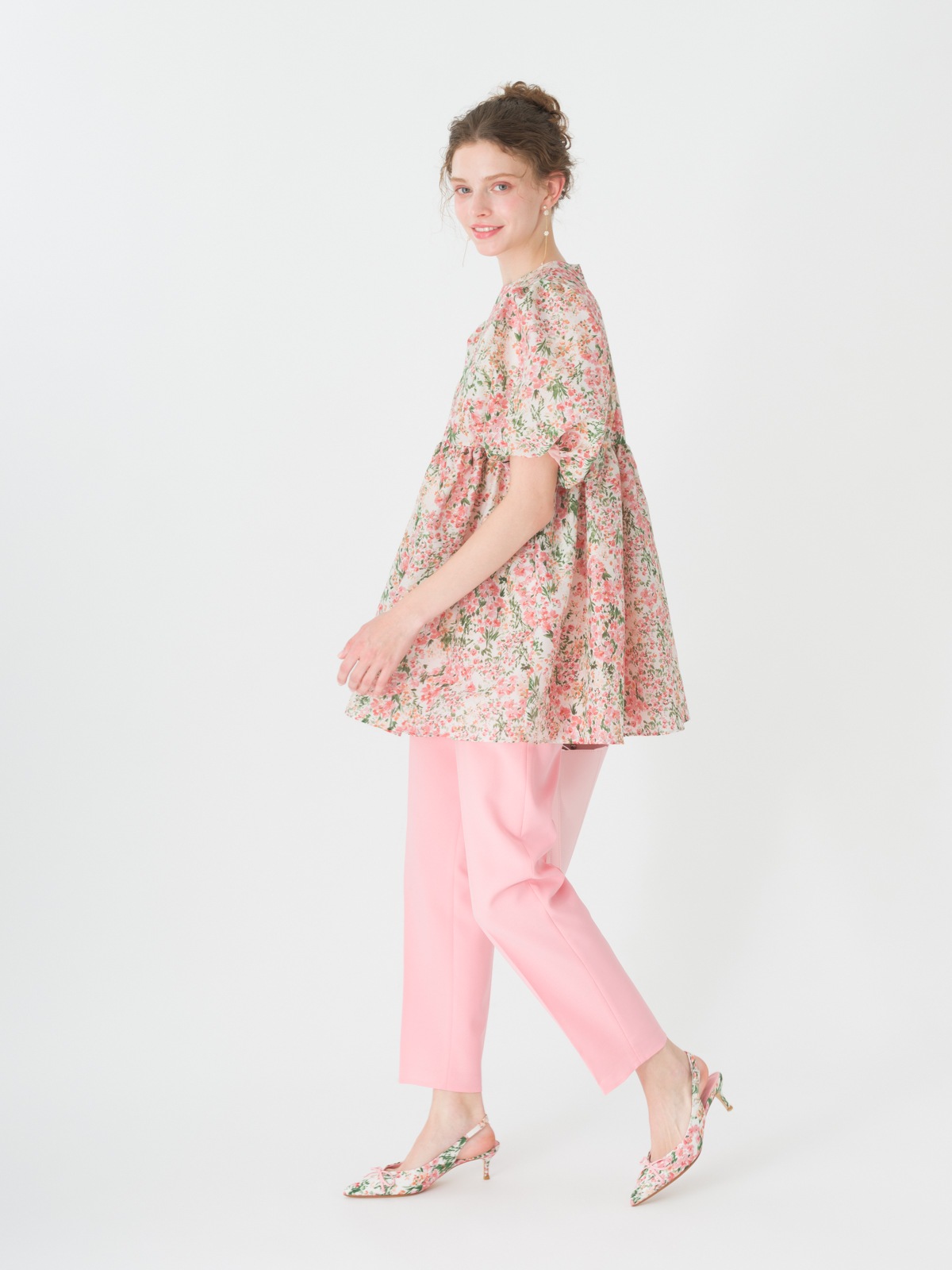 新品タグ付き 【ツルバイマリコオイカワ】Lapin（flower） ピンク Lapin(flower) | COLLECTION | TSURU By MARIKO OIKAWA