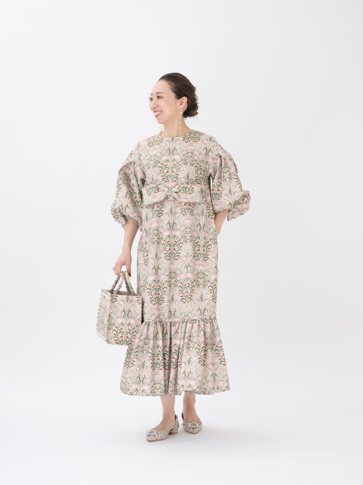 Dolores(print) | TREND KEYWORD,PINK COLOR | TSURU By MARIKO OIKAWA 