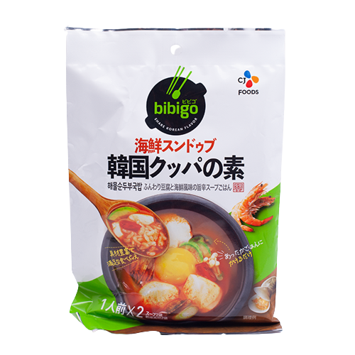 鶴橋クラスの通販 Bibigo クッパの素 海鮮スンドゥブ 47 4g 韓国の調味料 鶴橋クラス
