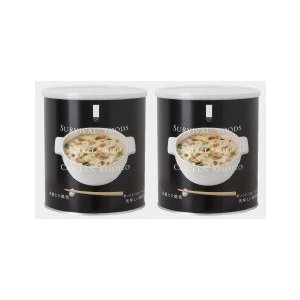 25年長期保存 サバイバルフーズ[大缶]洋風とり雑炊×1缶