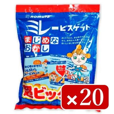 野村煎豆加工店 ミレービスケット 超ビッグパック 480g（30g×16