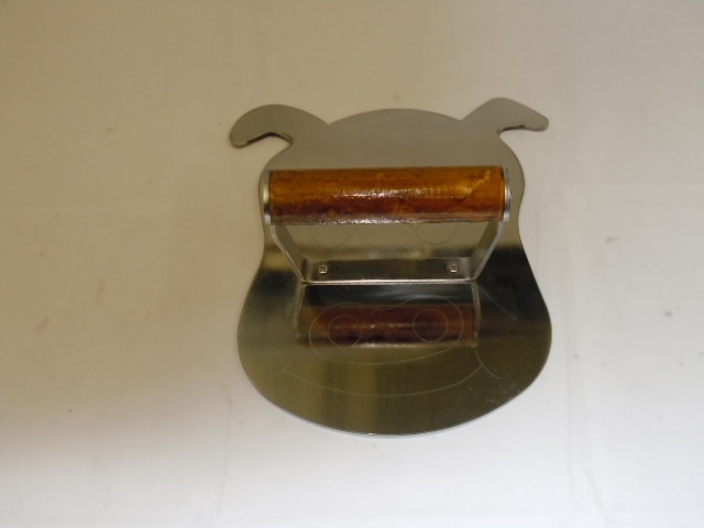 肉押さえ　ステンレス　ブタ