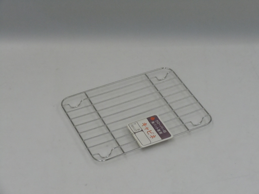 ＳＵＳ３０４ステンレス製　角バット用アミ　キャビネ版