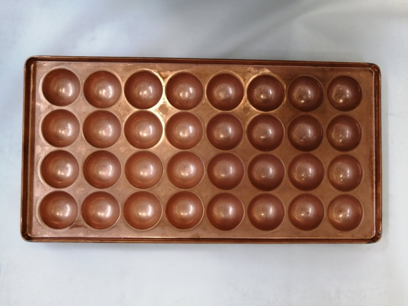 たこ焼き銅板　３２穴（穴径４８ミリ）