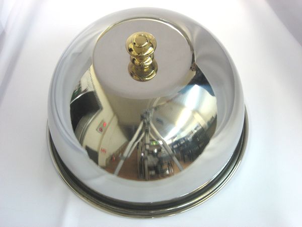 ステーキカバー　ステンレス深型　　