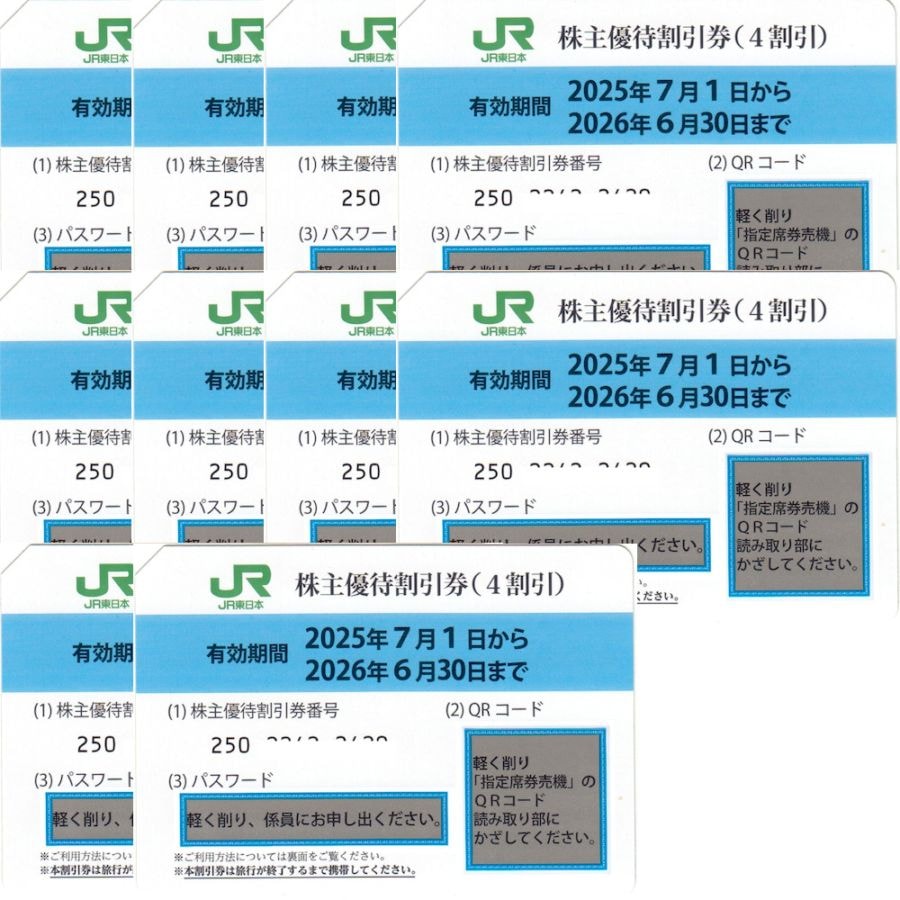 JR 株主優待券(鉄道割引券)の購入・格安販売【GAI-NET】by T&Tプラザ