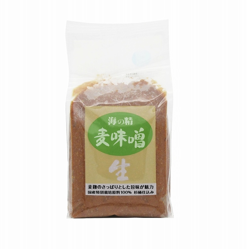 麦味噌 生 1kg （国産特別栽培）9218 | 基本調味料,味噌/こうじ