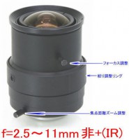 ��SA-49633�� ���ȥ���顦�ƻ륫��� �ޥ˥奢�륢���ꥹ�Х�ե���������(CS�ޥ����) f=2.5��11mm(IR)L��32.0��mm