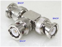 【SA-50650】 防犯カメラ・監視カメラ用 BNC分配コネクタ BNCP/BNCP/BNCP|分配コネクター|コネクター類