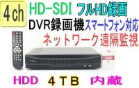 SA-50800 HD-SDI 4ch եϥӥ1920x1080Pixel 120fps(ch30fps)ιǽDVRϿ赡(H.264)(4TB-HDD¢ס˥ѥiOS,Androidüִƻǽ