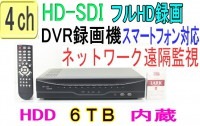 SA-50801 HD-SDI 4ch եϥӥ1920x1080Pixel 120fps(ch30fps)ιǽDVRϿ赡(H.264)(6TB-HDD¢ס˥ѥiOS,Androidüִƻǽ