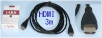 【SA-50839】 HDMI 3mケーブル オスオス3m(Ver1.4対応)防犯カメラ・DVR等 へ