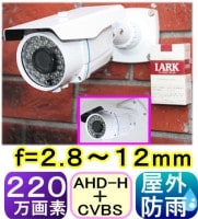 ��SA-50937�� ���ȥ���顦�ƻ륫���AHD-H(1080P) 220������SONY��CMOS  f=2.8��12mm