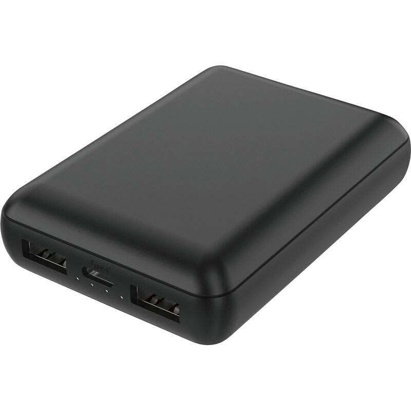 HIDISC モバイルバッテリー HD3-MBTC10000BK｜10000mAh・3台同時充電・Type-C入出力【LED残量表示】【急速充電対応】【PSE認証】