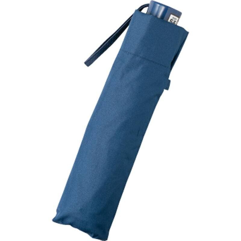 UV晴雨兼用耐風式軽量ミニ傘 ネイビー 6337