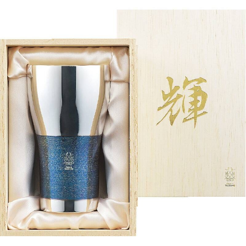 メイドインツバメ 輝 純銅ビアタンブラー 銀古美440mL KG-04