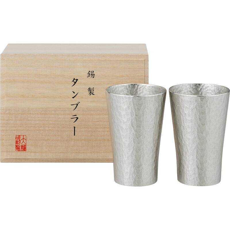 本錫タンブラー 六花（りっか）中ペア trk-2P