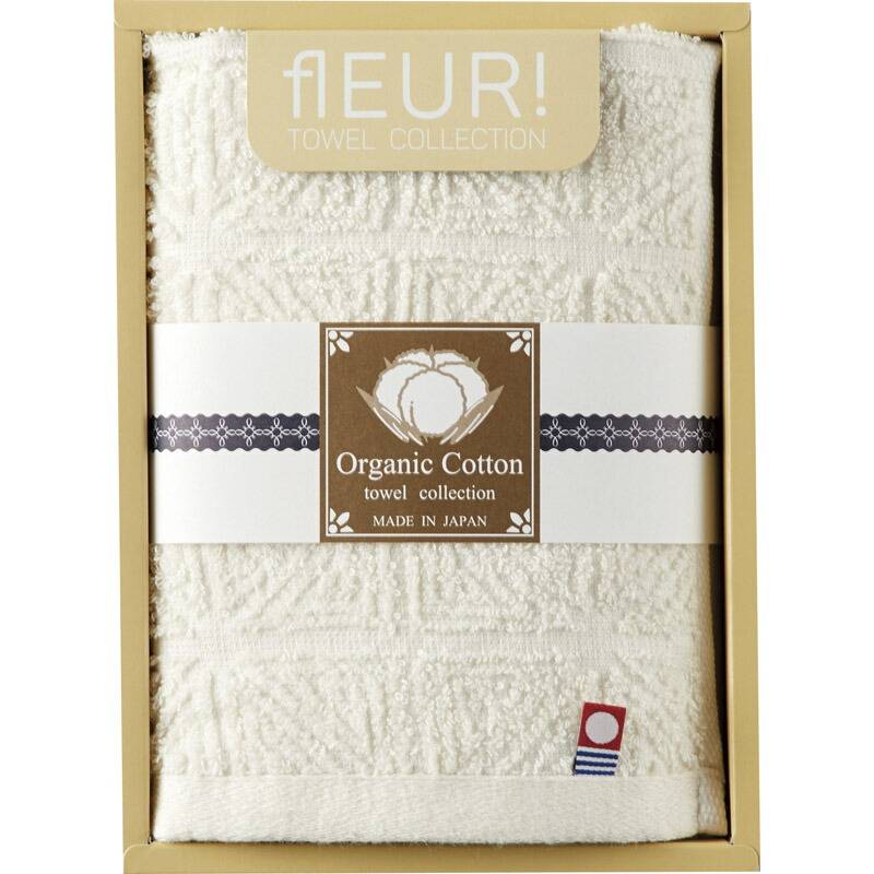 今治オーガニックフルーリ ハンドタオル1P OF-061