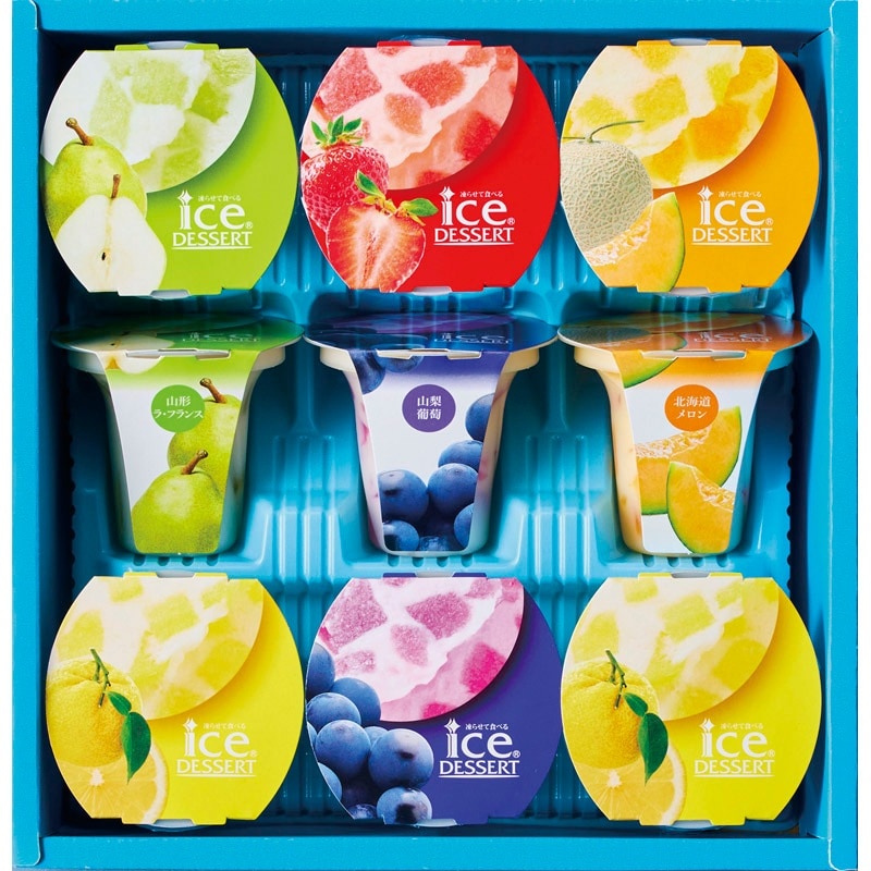 ひととえ 凍らせて食べるアイスデザート～国産フルーツ入り～ IDE-20
