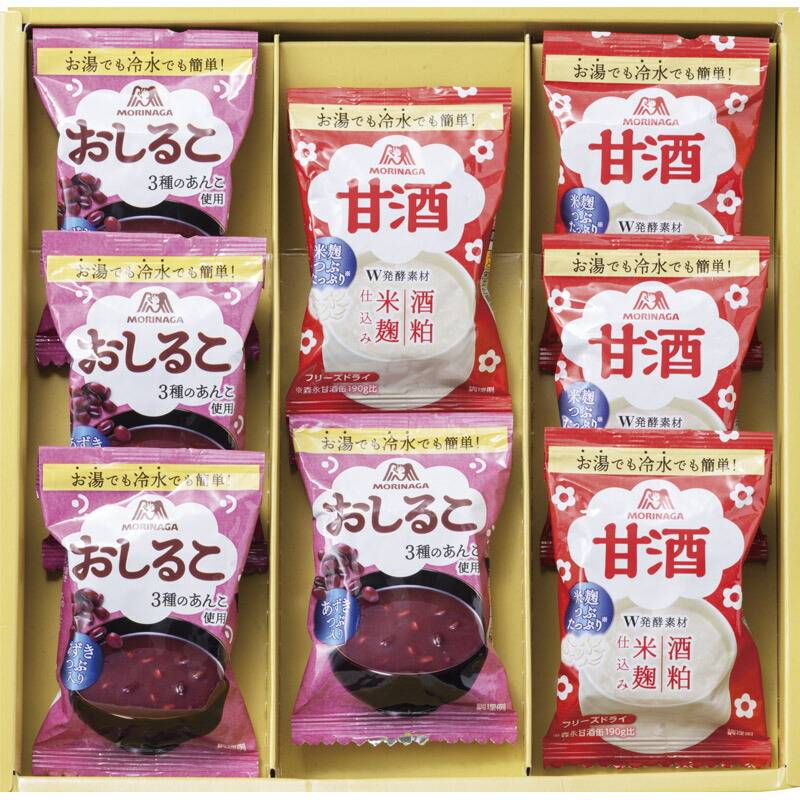 森永 フリーズドライ 甘酒・おしるこセット MAO-B