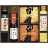 美食ファクトリー こだわり調味料とお米ギフト CIH-30R|ギフト用品