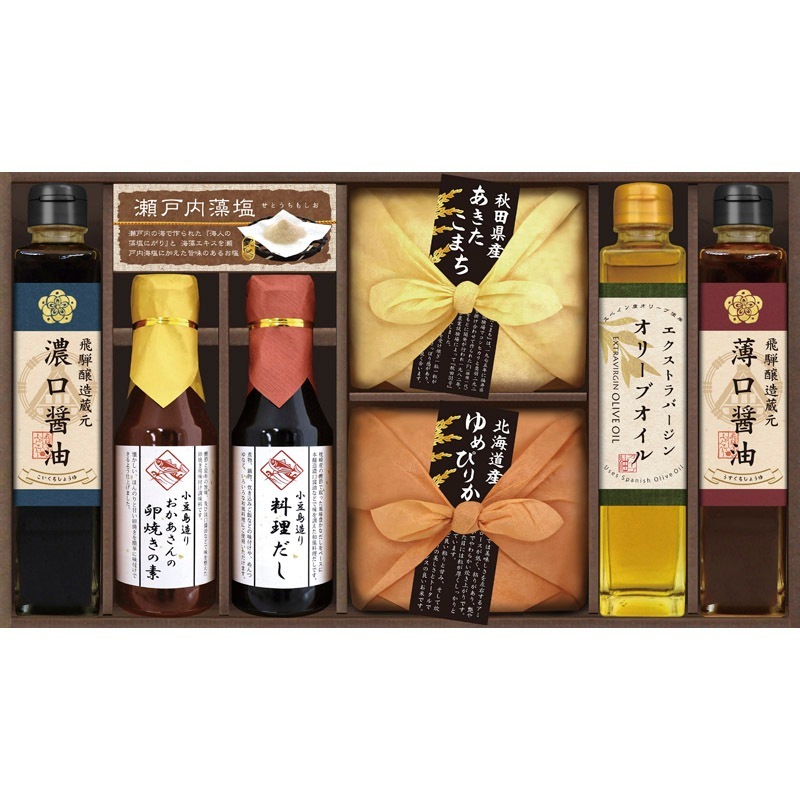 美食ファクトリー こだわり調味料とお米ギフト CIH-50R