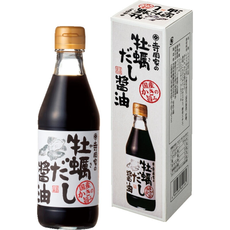 寺岡家の牡蠣だし醤油 化粧箱入り 300mL