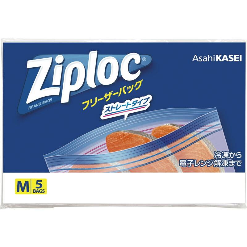 旭化成 ジップロック フリーザーバッグ M5枚袋入