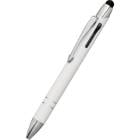 メタルラバー3色タッチボールペン ホワイト P3406|文具・ビジネス
