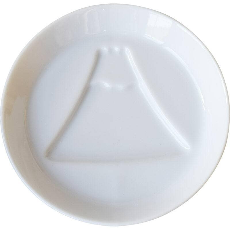 国産シルエットしょうゆ皿1P 富士山 290612