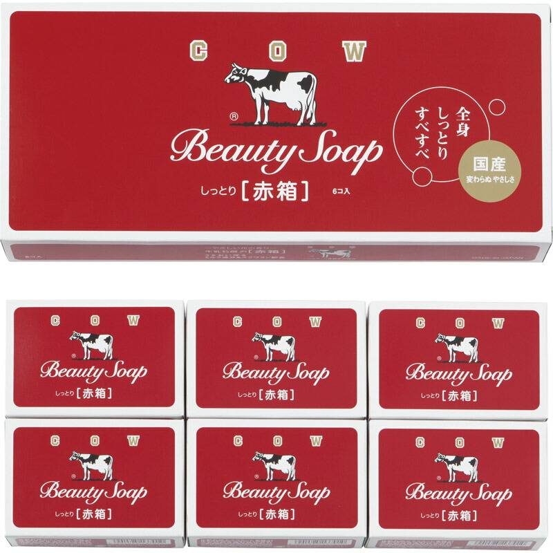 牛乳石鹸 赤箱6コ入