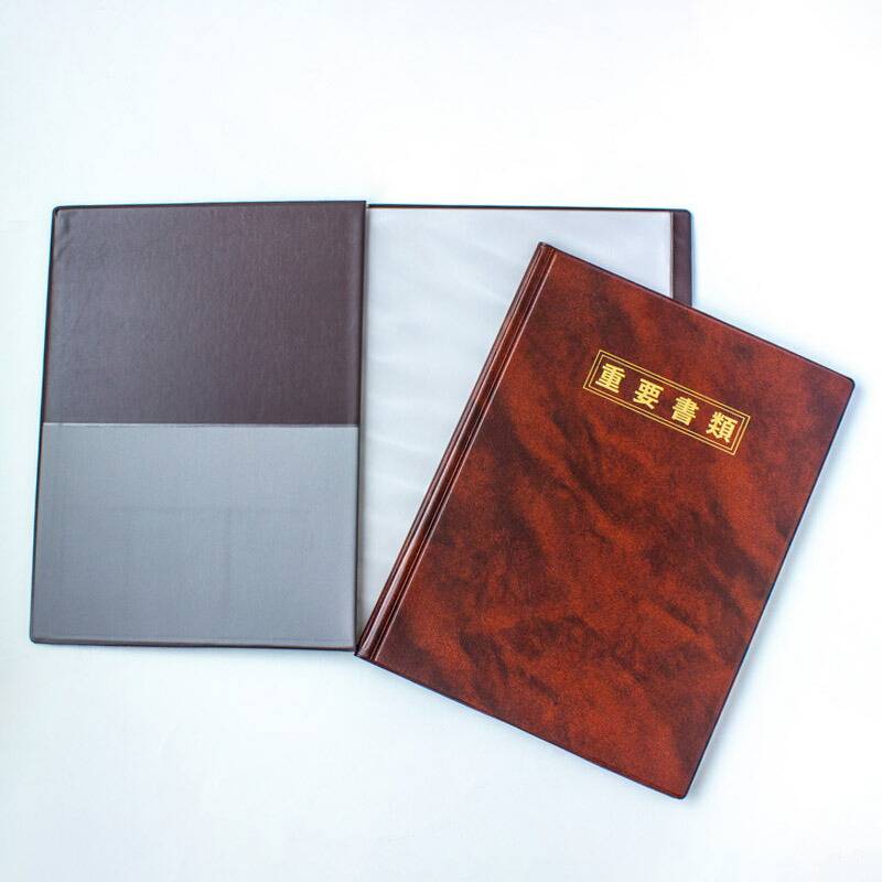 A4重要書類入｜高級感あるPVC製・10枚ポケット付き書類ケース【名刺収納可】【日本製】【ビジネス必携】