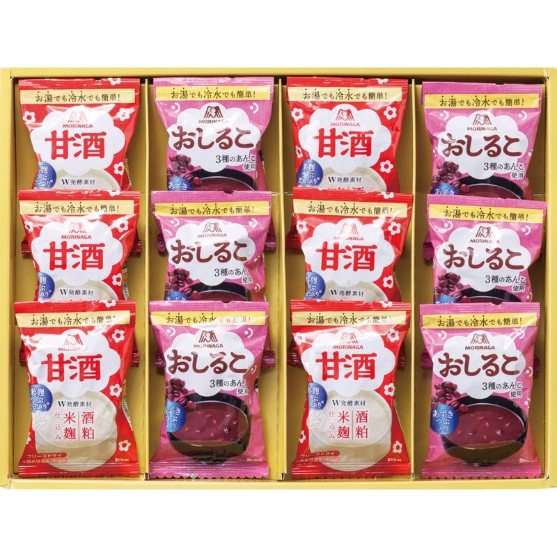 森永 フリーズドライ 甘酒・おしるこセット MAO-D