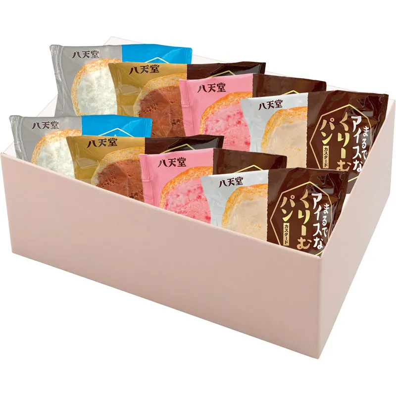 八天堂 まるでアイスなくりーむパン4種8個詰合せ C187