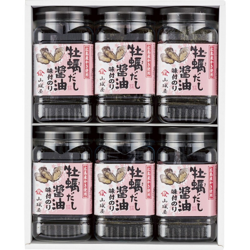 山城屋 牡蠣だし醤油味付海苔 NK-30【 高級 ギフトセット 味付けのり 香典返し お弁当 セット 贈り物 人気 ランキング おすすめ 贈答用 品 残暑見舞い お歳暮 売れ筋 美味しい御年賀】[tr] 名入れ別途見積