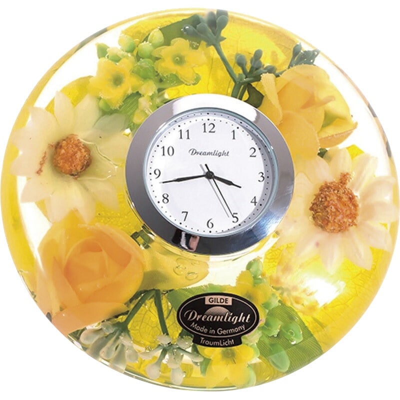 ドリームライト ドリームクロック スプリングフラワー CDD7241CL[tr]【置き時計 贈り物 ギフト プレゼント 記念日 記念品 通販パーク ラッピング無料 結婚記念日 敬老の日 クリスマス 結婚祝い 花時計 】