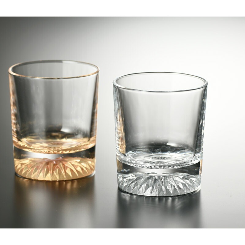 紀州塗／ぬりもんｄｅ　Ｖｅｒｒｅ ゴールド＆シルバー オールドグラスペア 0771025[tr]