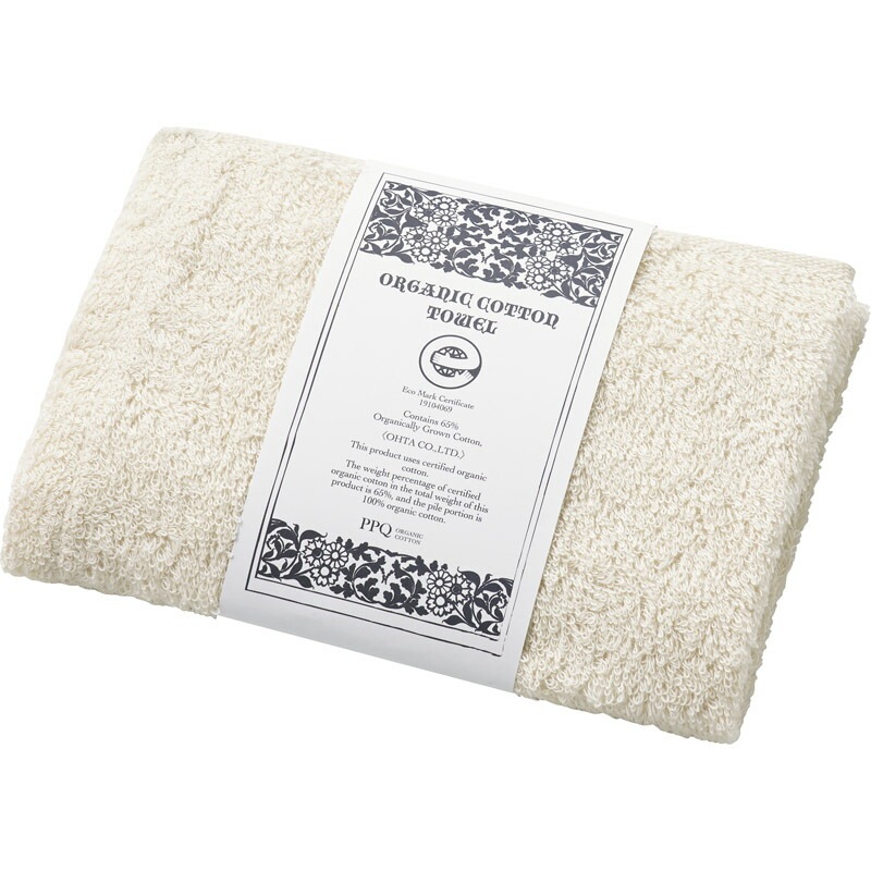 オーガニックコットン　ハンドタオル１Ｐ OGE-KP35[tr]