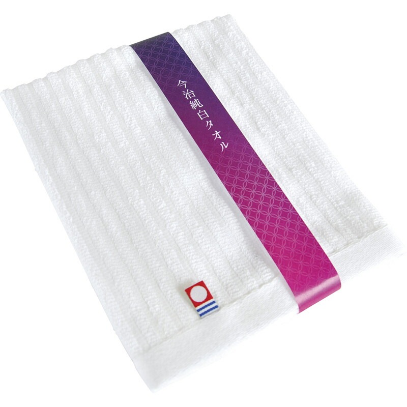 今治純白（純晒し）ハンドタオル１Ｐ　袋入り TMS0407771[tr]