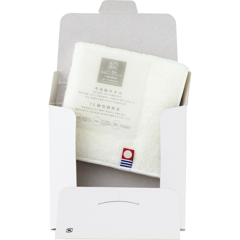 今治 エコナチュール タオルハンカチ１Ｐ ホワイト E-31515[tr]