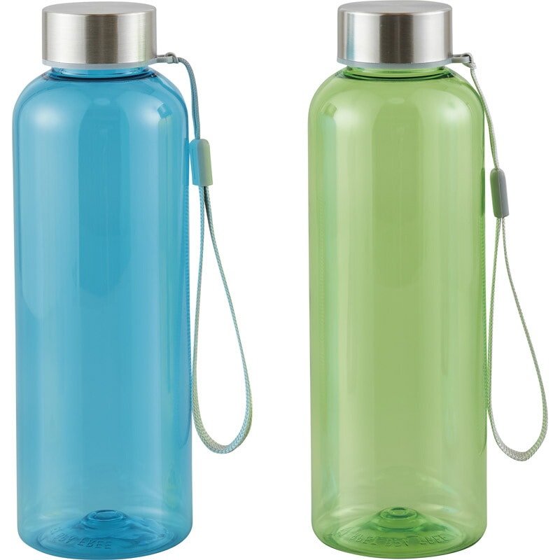 再生樹脂でできたクリアボトル500mL 色／指定不可 SC-2504[tr] 名入れ別途見積